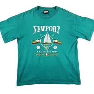 Vintage 90s Newport Rhode Island T-Shirt Men's XL Single Stitch Signal Sport USA
